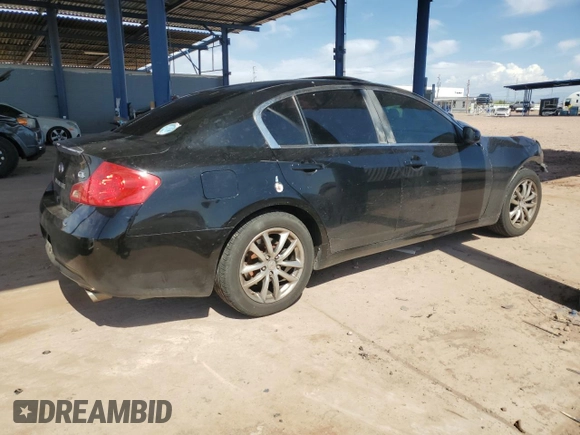 2007 Infiniti G35 Journey with VIN JNKBV61E77M709176, listed as a Copart auction lot 55491235 with 199,902 mi miles and Salvage Title. Bid and sale history available at DreamBid. Image 3.
