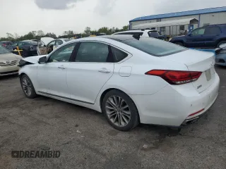 2015 Hyundai Genesis 3.8L z VIN KMHGN4JE3FU029278, wystawiony jako Copart lot #55953995 z przebiegiem 119 763 mil mil oraz Szkoda całkowita • Salvage title. Historia ofert i sprzedaży dostępna na DreamBid. Obrazek 2.