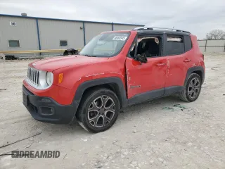 2016 Jeep Renegade Limited with VIN ZACCJADT5GPC84444, listed as a Copart auction lot 46493345 with 136,672 mi miles and Salvage Title. Bid and sale history available at DreamBid. Image 1.