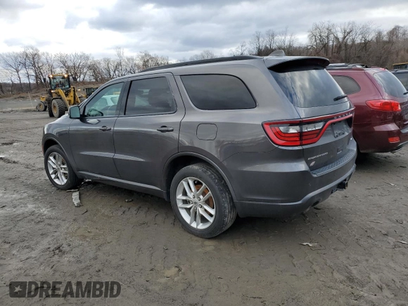 2021 Dodge Durango GT Plus with VIN 1C4RDJDG7MC837342, listed as a Copart auction lot 63235535 with 33,971 mi miles and Non repairable. Bid and sale history available at DreamBid. Image 2.