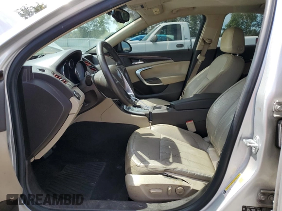 2011 Buick Regal CXL RL1 with VIN W04GN5EC3B1114310, listed as a Copart auction lot 69972924 with 201,928 mi miles and Salvage Title. Bid and sale history available at carsss.com. Image 7.