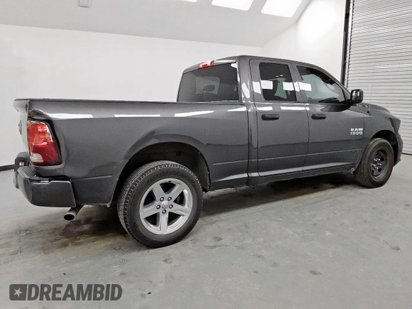 2018 Ram 1500 Express with VIN 1C6RR6FG2JS171561, listed as a Copart auction lot 60027605 with 103,648 mi miles and Clean title. Bid and sale history available at DreamBid. Image 3.