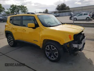 2018 Jeep Renegade Altitude with VIN ZACCJABBXJPH04362, listed as a Copart auction lot 51241425 with 125,913 mi miles and Salvage Title. Bid and sale history available at DreamBid. Image 4.