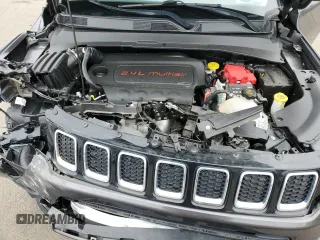 2021 Jeep Compass Latitude with VIN 3C4NJDBB4MT507484, listed as a Copart auction lot 47925165 with 17,644 mi miles and Non repairable. Bid and sale history available at DreamBid. Image 12.