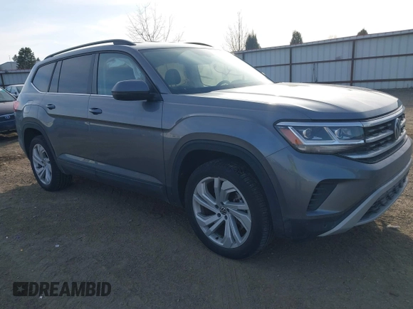 2022 Volkswagen Atlas 3.6L V6 SE w/Technology with VIN 1V2HR2CA4NC523017, listed as a IAAI auction lot 41754371 with 23,745 mi miles. Bid and sale history available at carsss.com. Image 1.