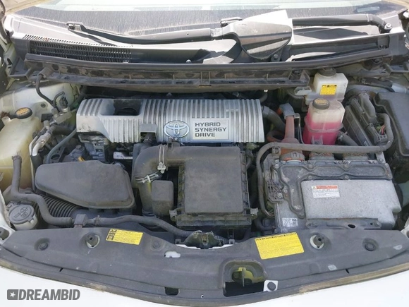 2011 Toyota Prius I with VIN JTDKN3DU4B0284258, listed as a IAAI auction lot 42095313 with 1 mi miles. Bid and sale history available at carsss.com. Image 10.