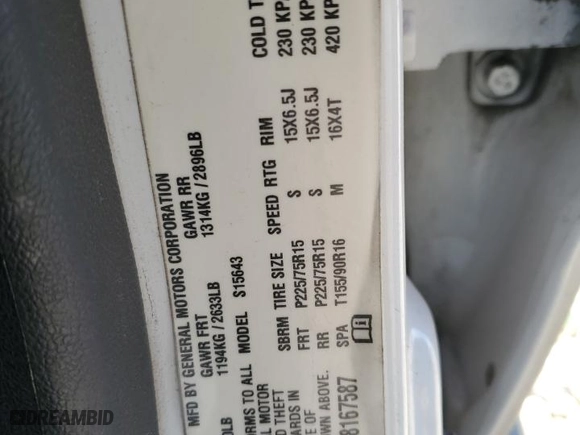 2008 Chevrolet Colorado LT w/1LT with VIN 1GCCS139788167587, listed as a Copart auction lot 82204594 with 0 mi miles and Salvage Title. Bid and sale history available at carsss.com. Image 13.