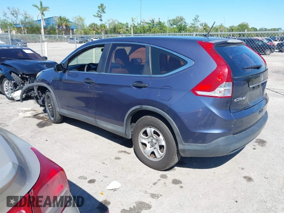 2013 Honda CR-V LX with VIN 3CZRM3H37DG703876, listed as a IAAI auction lot 41815010 with 150,866 mi miles. Bid and sale history available at carsss.com. Image 3.