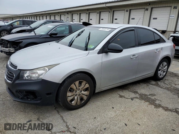 2015 Chevrolet Cruze LS with VIN 1G1PA5SH6F7268006, listed as a Copart auction lot 79626114 with 163,223 mi miles and Clean Title. Bid and sale history available at DreamBid. Image 1.