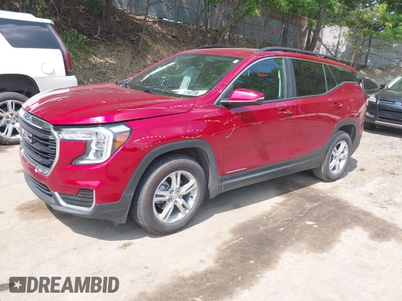 2022 GMC Terrain SLE with VIN 3GKALMEV5NL122116, listed as a IAAI auction lot 42431268 with 31,107 mi miles and . Bid and sale history available at DreamBid. Image 2.