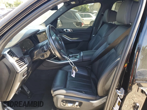 2022 BMW X5 sDrive40i with VIN 5UXCR4C06N9L04487, listed as a Copart auction lot 47788655 with 49,687 mi miles and Salvage Title. Bid and sale history available at carsss.com. Image 7.