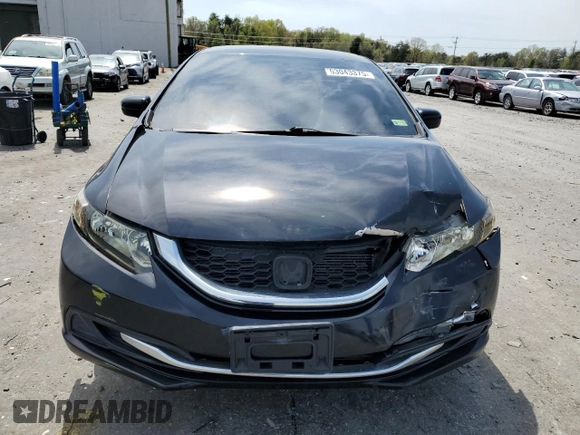 2015 Honda Civic Sedan LX with VIN 19XFB2F51FE044088, listed as a Copart auction lot 53043375 with 113,393 mi miles and Salvage Title. Bid and sale history available at carsss.com. Image 5.