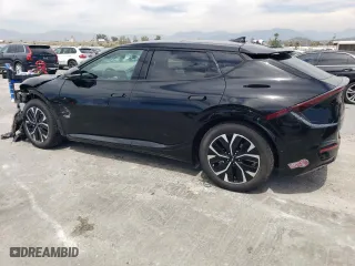 2023 Kia EV6 GT-Line with VIN KNDC44LA0P5092091, listed as a Copart auction lot 52921065 with 28,221 mi miles and Salvage Title. Bid and sale history available at carsss.com. Image 2.