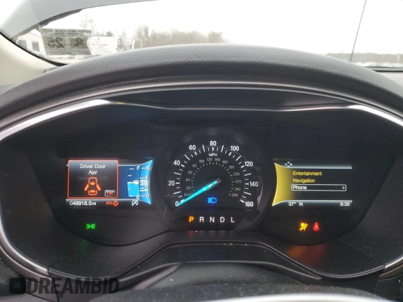 2020 Ford Fusion SE z VIN 3FA6P0HD6LR159130, wystawiony jako Copart lot #84550924 z przebiegiem 49 918 mil mil oraz Szkoda całkowita • Salvage title. Historia ofert i sprzedaży dostępna na DreamBid. Obrazek 9.