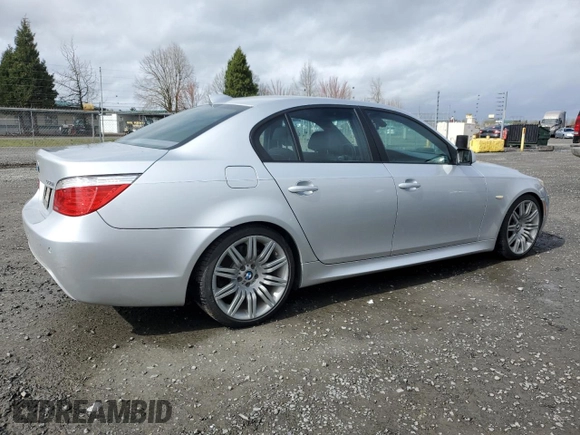2008 BMW 5 Series 550i with VIN WBANW53598CT48301, listed as a Copart auction lot 48966175 with 221,277 mi miles and Clean Title. Bid and sale history available at carsss.com. Image 3.