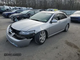 2004 Acura TSX w/Navigation with VIN JH4CL96914C045076, listed as a Copart auction lot 45740905 with 119,878 mi miles and Salvage Title. Bid and sale history available at carsss.com. Image 1.