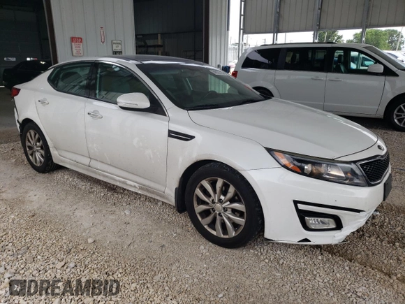 2015 Kia Optima EX z VIN 5XXGN4A75FG452374, wystawiony jako Copart lot #59928725 z przebiegiem 162 831 mil mil oraz Szkoda całkowita • Salvage title. Historia ofert i sprzedaży dostępna na DreamBid. Obrazek 4.