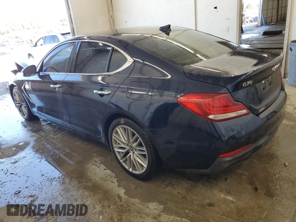 2021 Genesis G70 2.0T with VIN KMTG34LA0MU072088, listed as a Copart auction lot 57433985 with 77,876 mi miles and Clean title. Bid and sale history available at DreamBid. Image 2.