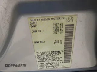 2016 Nissan Altima SR with VIN 1N4AL3AP2GC233935, listed as a IAAI auction lot 42010942 with 116,757 mi miles and . Bid and sale history available at carsss.com. Image 9.