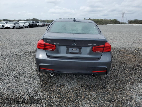 2017 BMW 3 Series 340i xDrive with VIN WBA8B7C35HK806523, listed as a Copart auction lot 85630284 with 85,172 mi miles and Salvage Title. Bid and sale history available at carsss.com. Image 6.