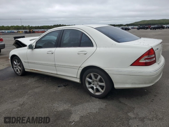 2007 Mercedes-Benz C 280 Luxury with VIN WDBRF92HX7F891031, listed as a Copart auction lot 57889315 with 168,789 mi miles and Salvage title. Bid and sale history available at DreamBid. Image 2.
