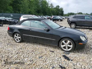 2005 Mercedes-Benz CLK 320 with VIN WDBTK65GX5T042891, listed as a Copart auction lot 60829694 with 189,085 mi miles and Salvage Title. Bid and sale history available at DreamBid. Image 4.