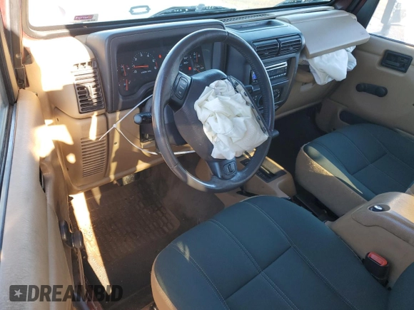2001 Jeep Wrangler Sahara with VIN 1J4FA59S41P301365, listed as a Copart auction lot 87701675 with 134,081 mi miles and Salvage Title. Bid and sale history available at carsss.com. Image 8.