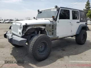 2017 Jeep Wrangler Unlimited Sport with VIN 1C4BJWDG0HL652269, listed as a Copart auction lot 58800595 with 94,079 mi miles and Salvage title. Bid and sale history available at DreamBid. Image 1.