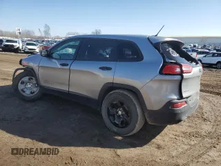 2017 Jeep Cherokee Sport with VIN 1C4PJMAB7HW630500, listed as a Copart auction lot 50075905 with 103,623 mi miles and Clean Title. Bid and sale history available at carsss.com. Image 2.