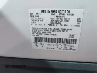 2016 Ford Explorer XLT with VIN 1FM5K7D87GGA58287, listed as a IAAI auction lot 41724911 with 137,086 mi miles and . Bid and sale history available at carsss.com. Image 9.