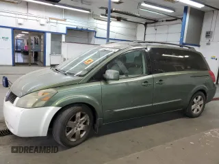 2004 Nissan Quest SE with VIN 5N1BV28U44N308032, listed as a Copart auction lot 73157214 with 0 mi miles and Clean Title. Bid and sale history available at carsss.com. Image 1.