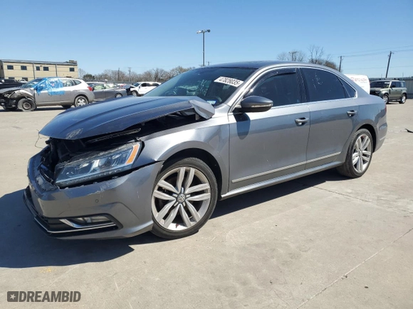 2017 Volkswagen Passat 1.8T SE w/Technology with VIN 1VWGT7A33HC058246, listed as a Copart auction lot 47828035 with 144,344 mi miles and Salvage Title. Bid and sale history available at carsss.com. Image 1.
