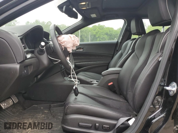 2022 Acura ILX Premium with VIN 19UDE2F84NA006009, listed as a Copart auction lot 58560215 with 57,539 mi miles and Salvage title. Bid and sale history available at DreamBid. Image 7.