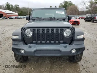 2021 Jeep Wrangler Unlimited Willys with VIN 1C4HJXDN2MW796669, listed as a Copart auction lot 52020745 with 46,826 mi miles and Salvage Title. Bid and sale history available at DreamBid. Image 5.