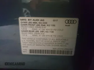 2018 Audi Q3 Premium Plus with VIN WA1JCCFS1JR002353, listed as a Copart auction lot 73170522 with 52,210 mi miles. Bid and sale history available at carsss.com. Image 13.