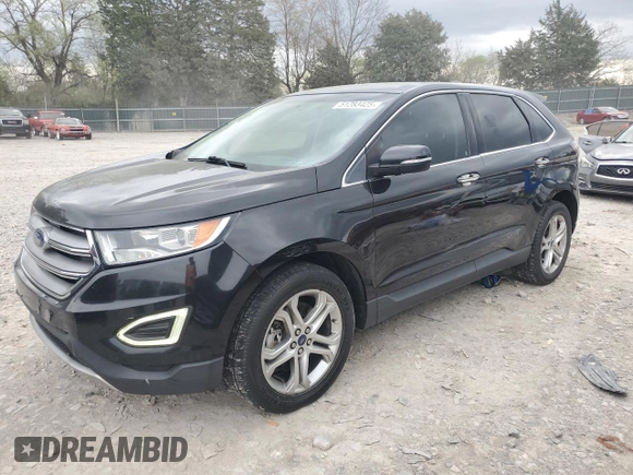 2015 Ford Edge Titanium with VIN 2FMTK4K91FBB31094, listed as a Copart auction lot 51283425 with 166,636 mi miles and Clean Title. Bid and sale history available at carsss.com. Image 1.