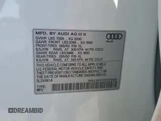 2014 Audi Q7 Premium Plus с VIN WA1LMAFE1ED016163, выставлен на аукционе Copart как лот 65703825 с пробегом 172 406 миль миль и Чистый • Clean title. История ставок и продаж доступна на DreamBid. Изображение 13.