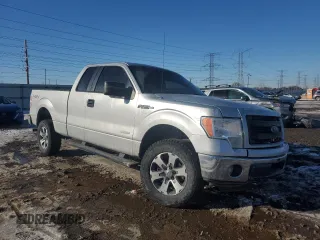 2014 Ford F-150 XL with VIN 1FTFX1ET7EFA48842, listed as a Copart auction lot 46008955 with 91,027 mi miles and Salvage Title. Bid and sale history available at carsss.com. Image 4.