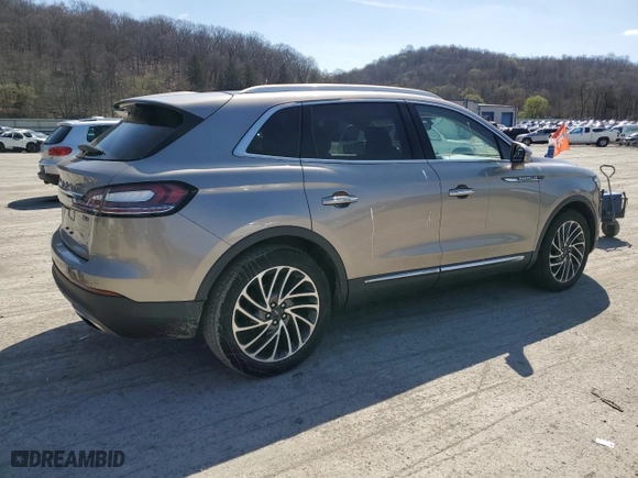 2019 Lincoln Nautilus Reserve with VIN 2LMPJ6L96KBL28372, listed as a Copart auction lot 52372525 with 93,061 mi miles and Clean Title. Bid and sale history available at carsss.com. Image 3.