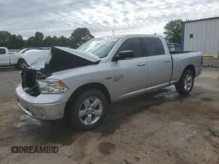 2019 Ram 1500 SLT with VIN 1C6RR7TT7KS596993, listed as a Copart auction lot 54187455 with 121,930 mi miles and Salvage title. Bid and sale history available at DreamBid. Image 1.