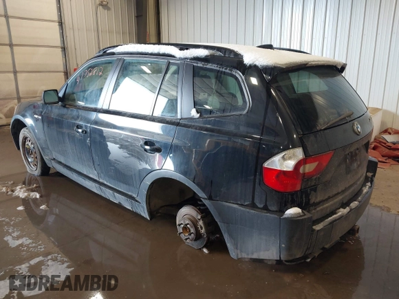 2004 BMW X3 3.0i with VIN WBXPA93444WA30464, listed as a IAAI auction lot 41752812 with 172,447 mi miles. Bid and sale history available at carsss.com. Image 3.