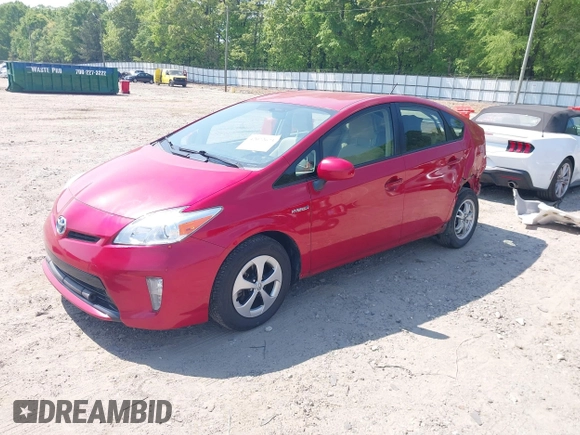 2015 Toyota Prius Four with VIN JTDKN3DU6F1883985, listed as a IAAI auction lot 42072673 with 129,117 mi miles and . Bid and sale history available at DreamBid. Image 2.