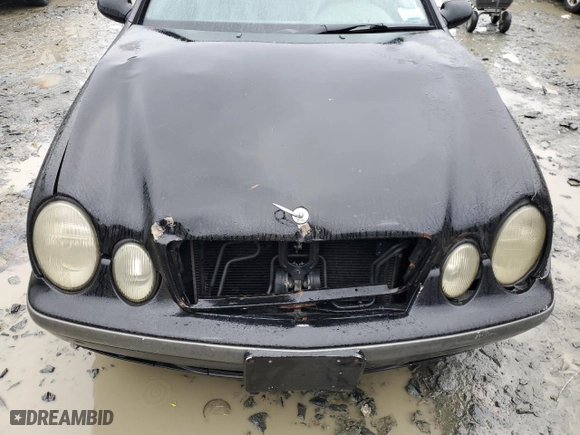 1999 Mercedes-Benz CLK-Class with VIN WDBLK65G2XT010875, listed as a Copart auction lot 72654434 with 193,291 mi miles and Salvage Title. Bid and sale history available at carsss.com. Image 11.