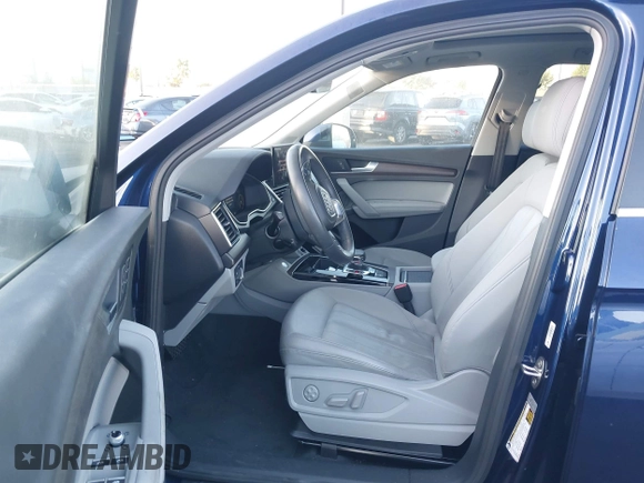 2021 Audi Q5 Premium Plus with VIN WA1BAAFY5M2015445, listed as a IAAI auction lot 42648905 with 41,312 mi miles and . Bid and sale history available at DreamBid. Image 5.