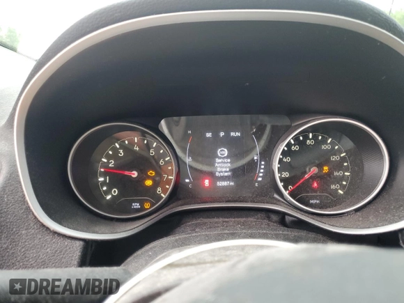 2017 Jeep Compass Sport с VIN 3C4NJDAB5HT620576, выставлен на аукционе Copart как лот 55347785 с пробегом 52 887 миль миль и Списание • Salvage title. История ставок и продаж доступна на DreamBid. Изображение 9.