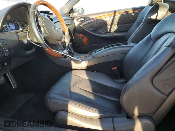 2007 Mercedes-Benz CLK 350 with VIN WDBTK56G47T074702, listed as a Copart auction lot 82407784 with Not Provided miles and Non Repairable. Bid and sale history available at DreamBid. Image 7.