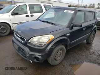 2012 Kia Soul with VIN KNDJT2A59C7428002, listed as a Copart auction lot 53027765 with 190,348 mi miles and Salvage Title. Bid and sale history available at carsss.com. Image 1.