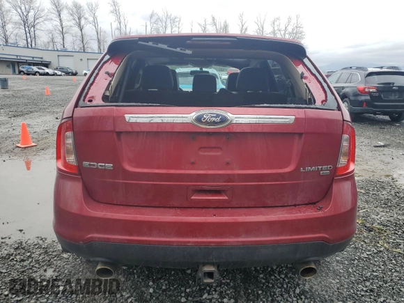 2013 Ford Edge Limited with VIN 2FMDK4KCXDBB12184, listed as a Copart auction lot 49452405 with 141,413 mi miles and Salvage Title. Bid and sale history available at carsss.com. Image 6.