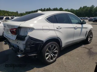 2017 BMW X6 xDrive35i with VIN 5UXKU2C31H0X46966, listed as a Copart auction lot 54452813 with 87,234 mi miles. Bid and sale history available at carsss.com. Image 3.
