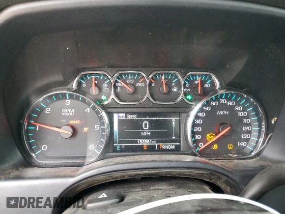 2015 Chevrolet Silverado 1500 LT with VIN 1GCRCREH7FZ296687, listed as a Copart auction lot 45854915 with 153,681 mi miles and Salvage Title. Bid and sale history available at carsss.com. Image 9.